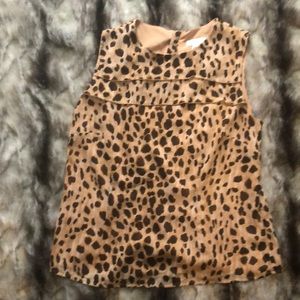 Leopard-print work tank